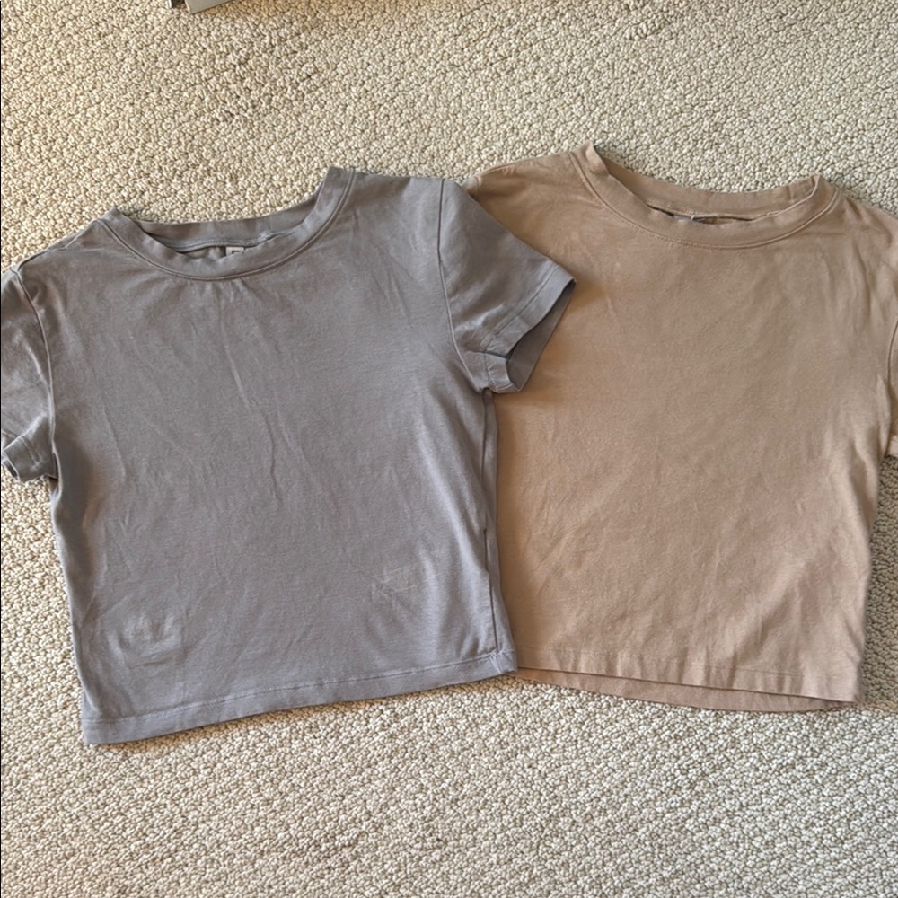 Bundle of 2 H & M Divided Cropped Tops
